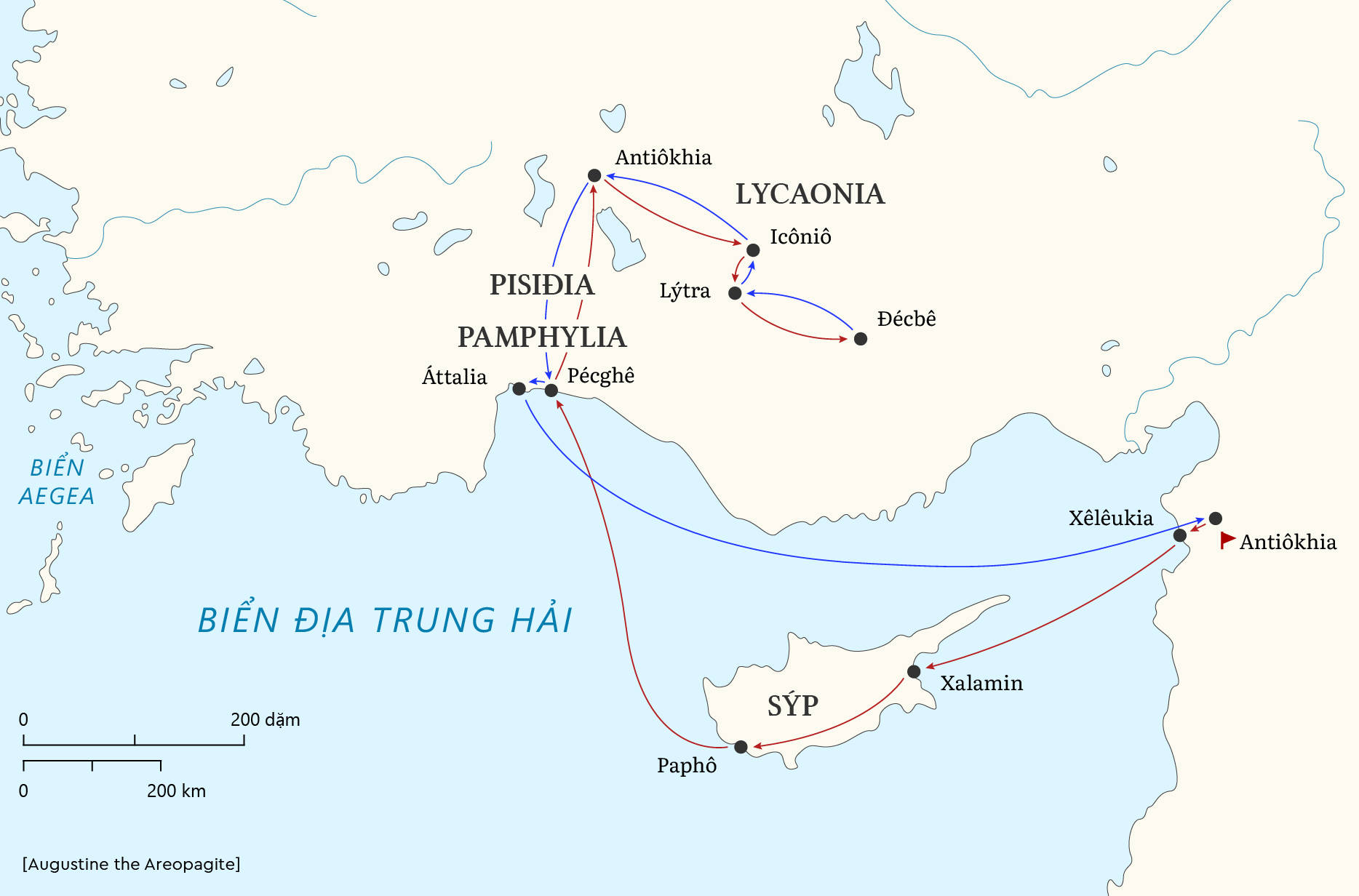 Hành trình truyền giáo thứ nhất của Thánh Phaolô Cv 13